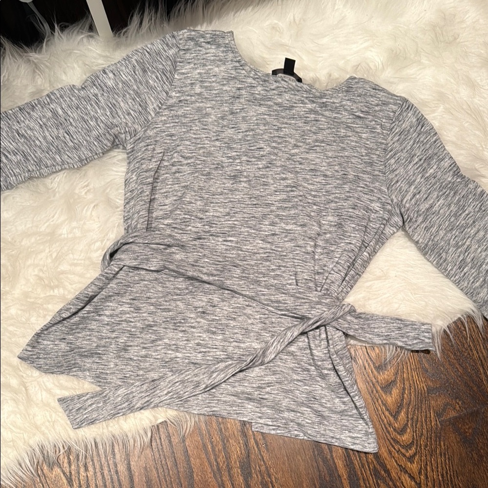 J. CREW Women's Top with Tie Belt